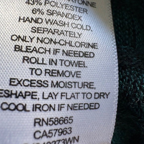 Dark Green Séjour Sweater size 3X - Picture 5 of 5